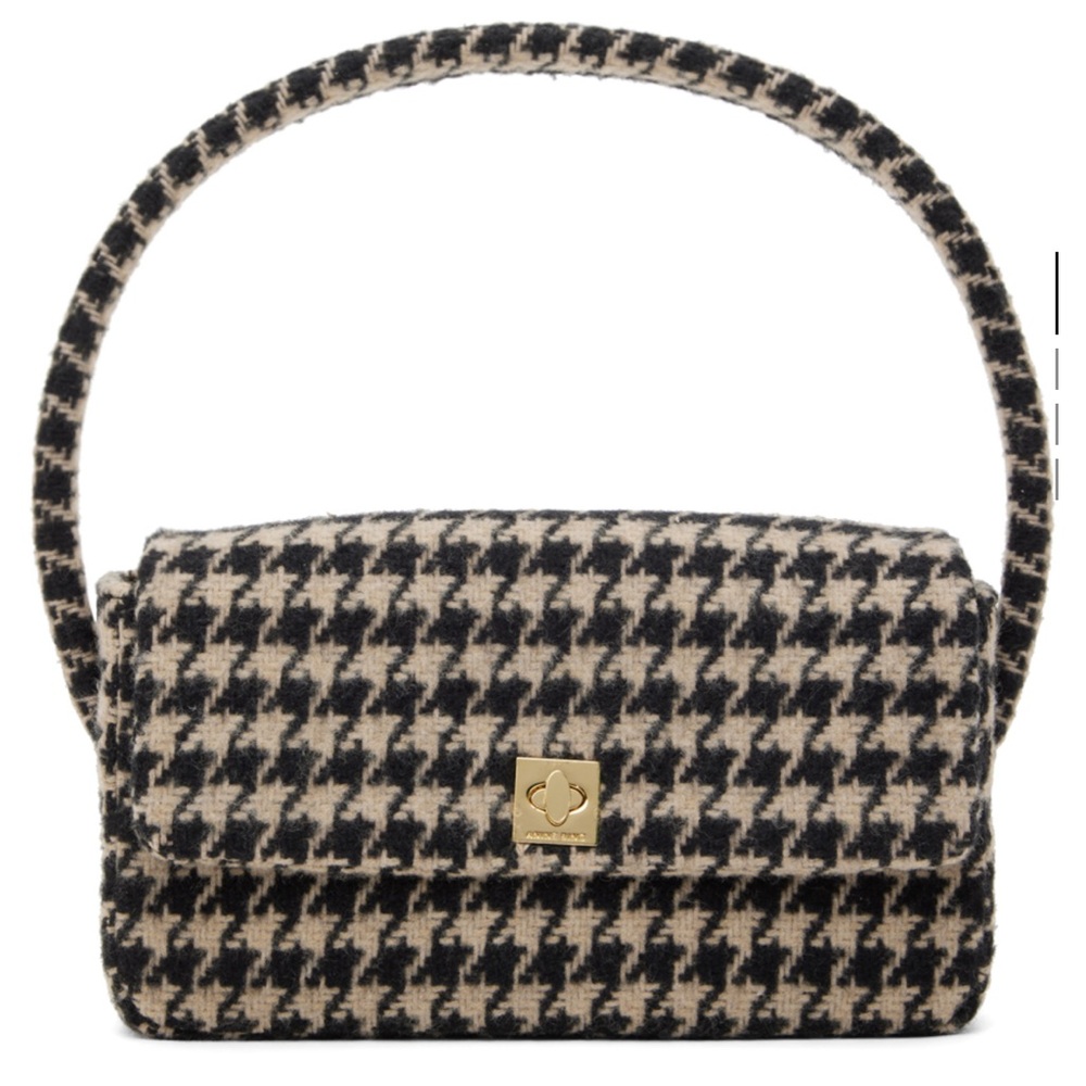 ANINE BING houndstooth bag